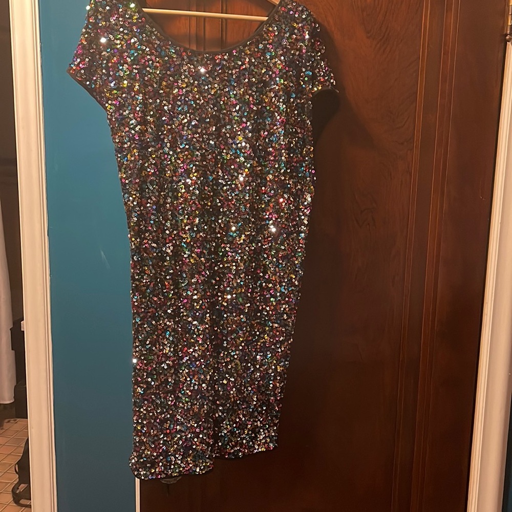 Sequins mini dress